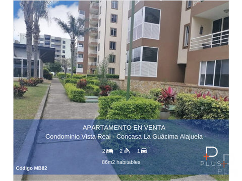 apartamento 2 habitaciones venta concasa guacima alajuela mb82