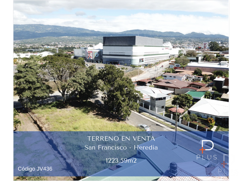 terreno residencial o comercial venta san francisco heredia jv436