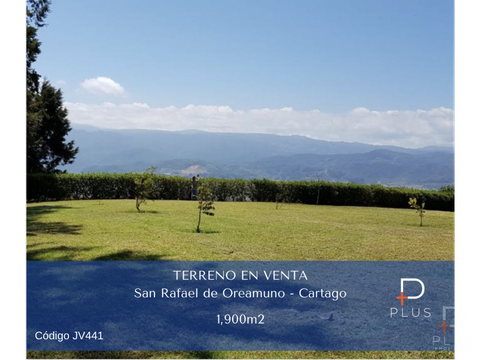 terreno en venta en residencial san rafael oreamuno cartago jv441