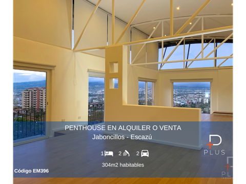 penthouse alquiler venta jaboncillos escazu vista panoramica cod em396
