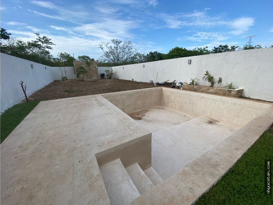 residencia equipada en terreno muy amplio al norte de merida yucatan