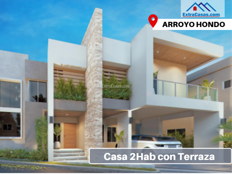 casa en venta con terraza en arroyo hondo