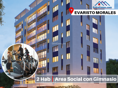 apartamento en venta en evaristo morales