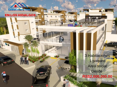 apartamento en venta en los hidalgos