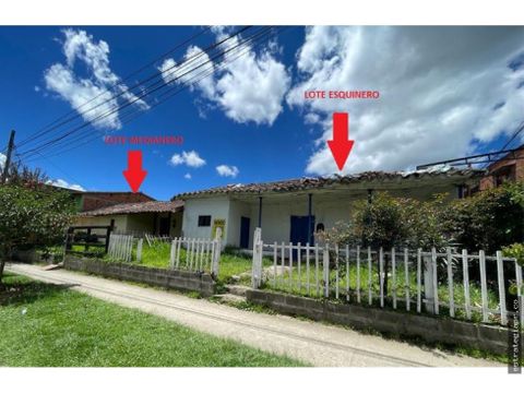 venta de lote medianero en payuco la ceja