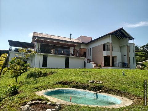 venta casa campestre con hermoso lote en santa rosa de cabal