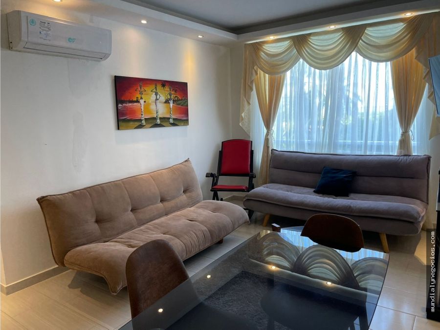 apartamento amoblado en venta en villa campestre puerto colombia