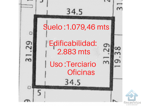 vendo suelo terciario para oficinas en madrid m 134