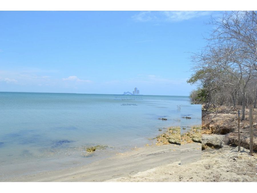 lote terreno en venta playa isla baru cartagena