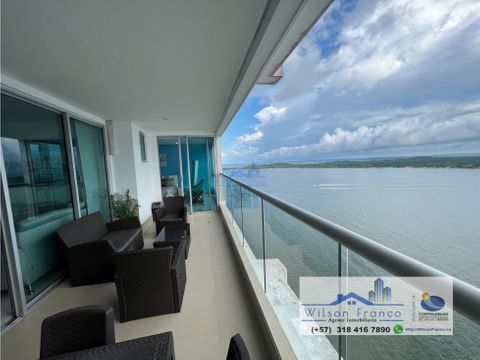 apartamento en venta el laguito vista al mar palmetto cartagena