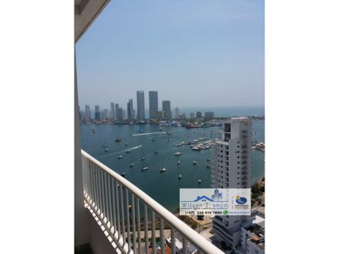 venta apartamento vista bahia manga cartagena