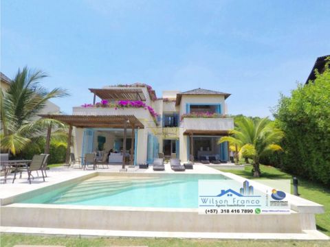 casa de playa en venta isla baru cartagena