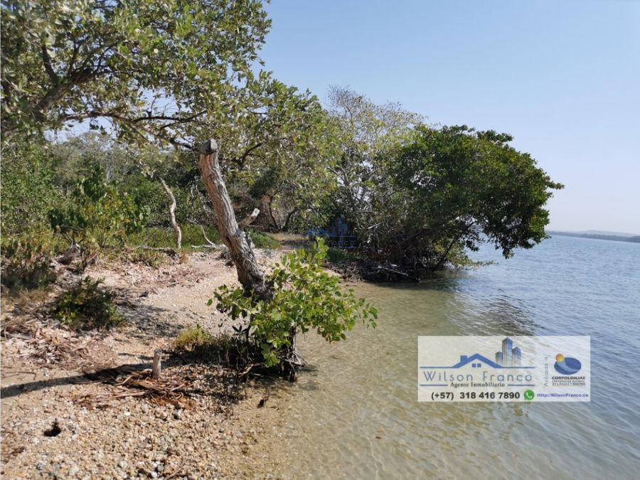 terreno en venta playa isla baru cartagena