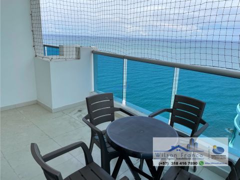 apartamento en venta bocagrande vista al mar y bahia de cartagena