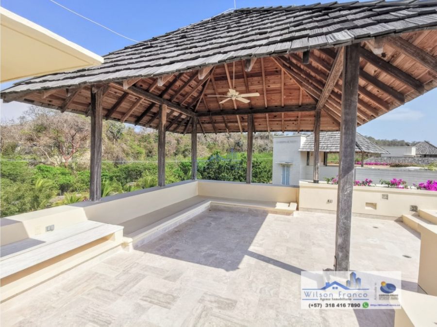 casa en venta condominio isla baru playa privada cartagena