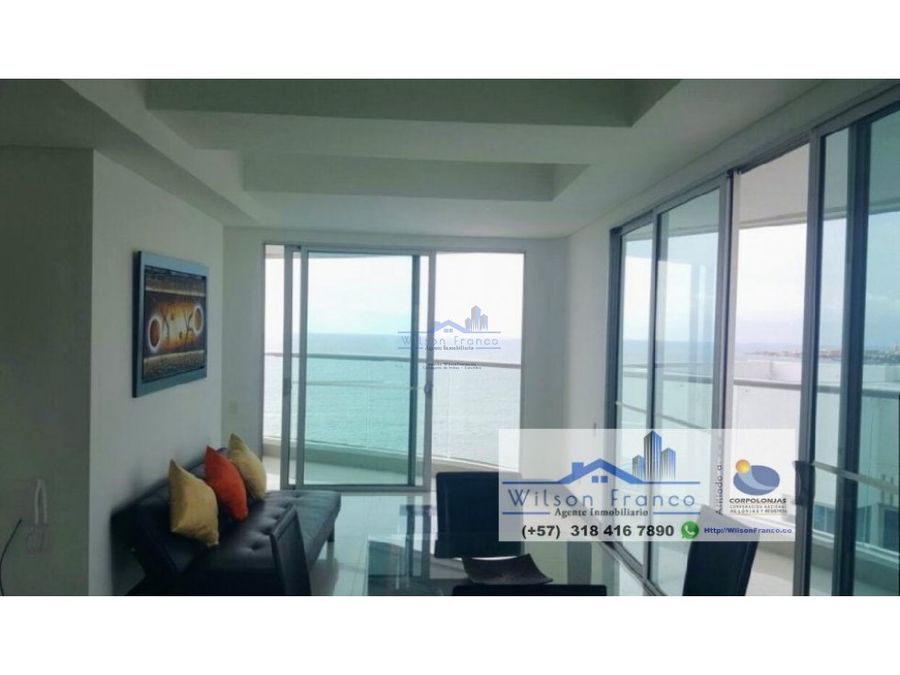 apartamento en venta vista al mar bocagrande cartagena