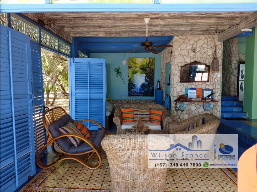 casa de playa lote terreno en venta isla baru cartagena