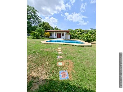 en venta propiedad con 3 cabanas en santa clara rio hato