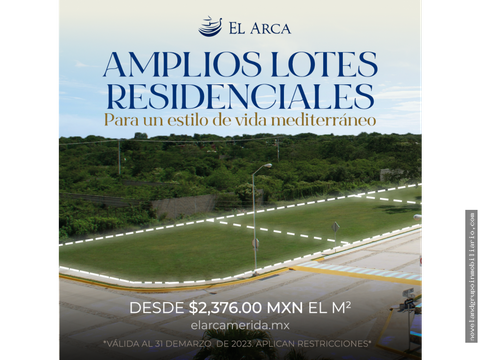 lotes recidenciales el arca etapa 1