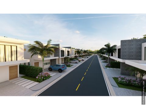 villas 3hab en residencial privado cpiscina y kids play bavaro