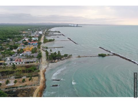 venta de lote frente al mar en covenas