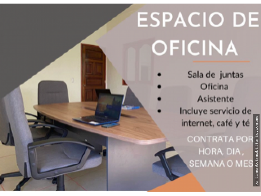 oficinas y sala de juntas en renta desde 120 pesos la hora