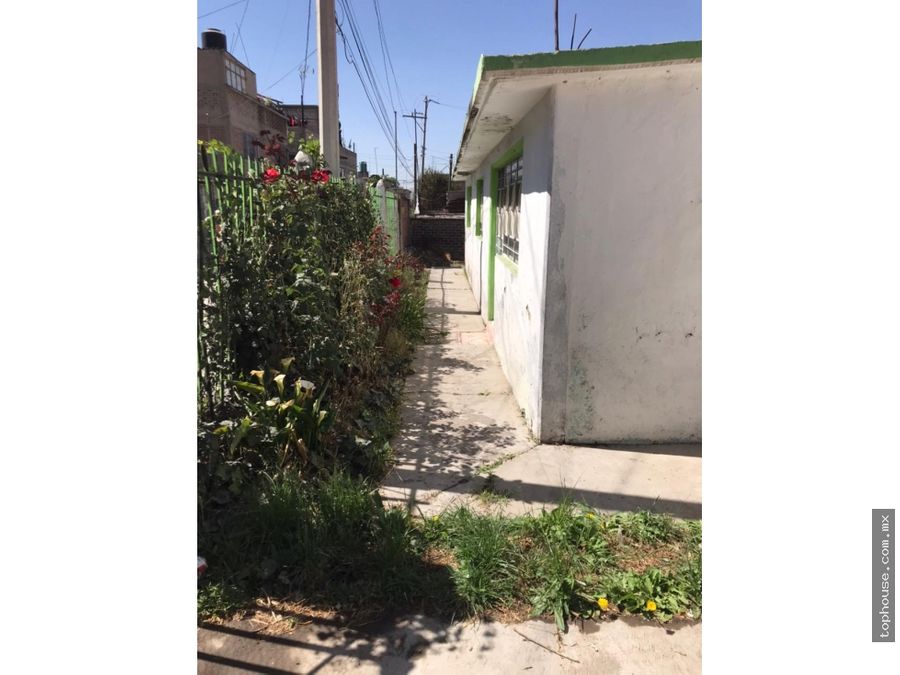 terreno con casa en venta san agustin atlapulco chimalhuacan