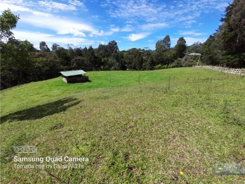 venta de lote en rionegro sector varahonda