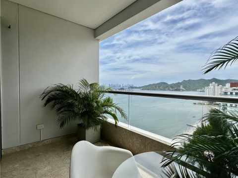 venta apartamento con vista al mar en playa salguero en santa marta