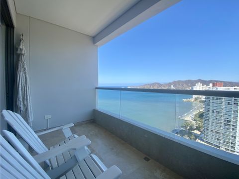 venta apartamento con vista al mar en playa salguero en santa marta