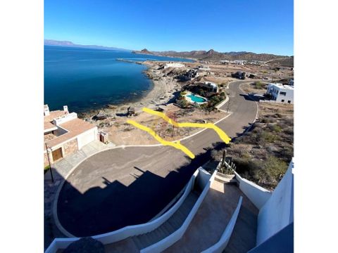 lote residencial a orila de playa en kino bay estates