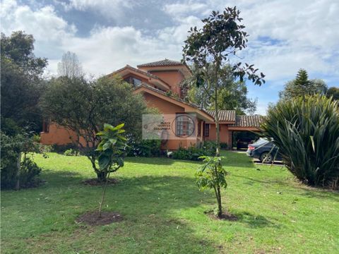 vendo increible casa finca en tabio