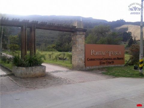 vendo lote en condominio fusca vereda chia cundinamarca