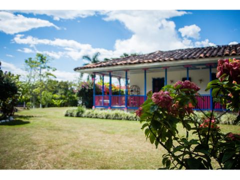 venta finca hotel sector parque del cafe 31 cuadras