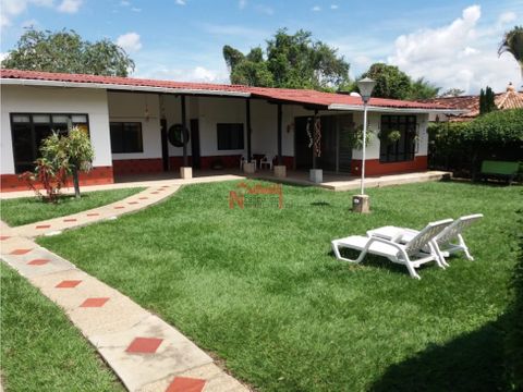 venta casa campestre via caicedonia barragan