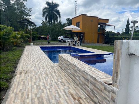 venta casa campestre quimbaya via panaca sobre via principal