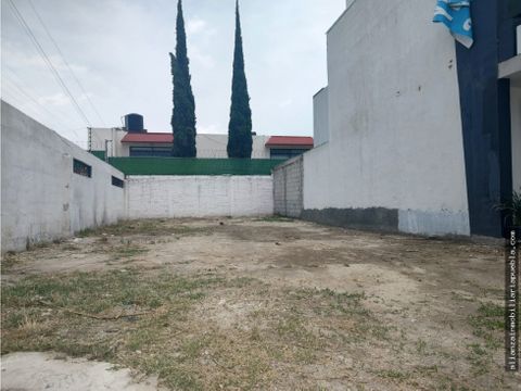 terreno en venta en morillotla puebla