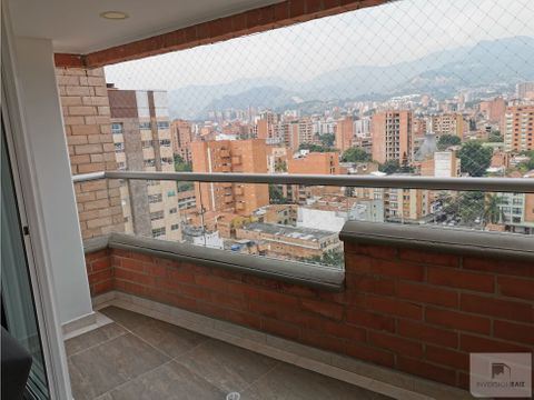 apartamento amoblado en laureles con balcon