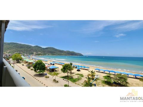 playa puerto lopez vendo hemoso hotel frente al mar en el malecon