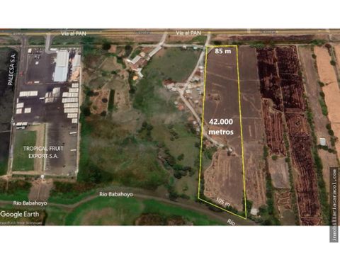 via al pan vendo terreno industrial de 42000m2