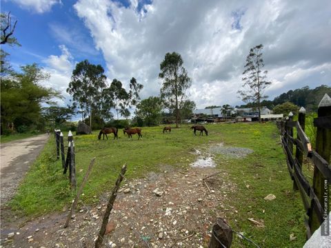 venta de lote comercial sobre autopista medellin bogota en guarne