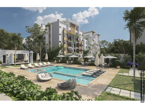 apartamento con amenidades 2 habitaciones punta cana