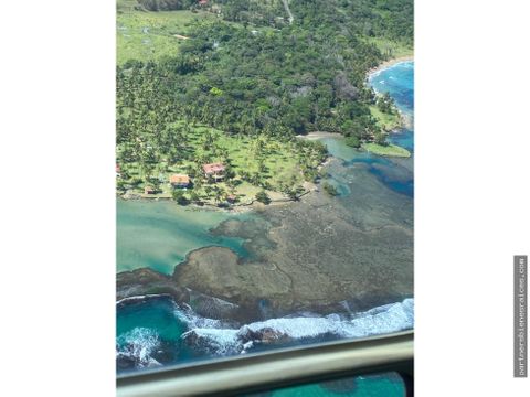 ganga venta terreno playa frente al mar caribe