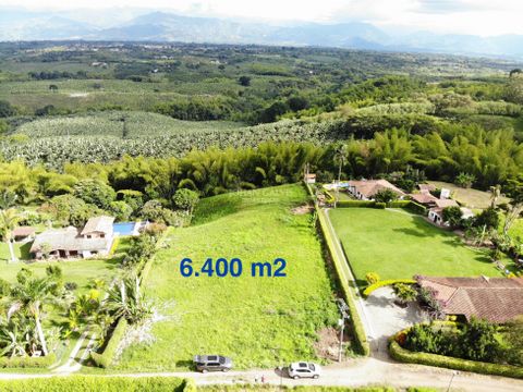 lote con vista en el quindio 6400m2