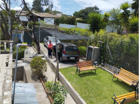 casa y terreno en venta en puembo