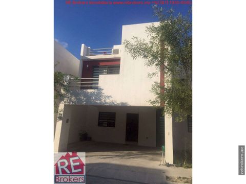 excelente casa en renta fracc el quetzal gpe nl