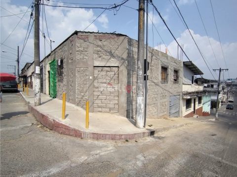 casa de esquina en venta en colonia el progreso zona 11