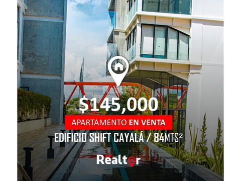 apartamento en venta en edificio shift cayala zona 16