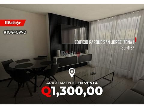 apartamento en venta en edificio parque san jorge zona 11