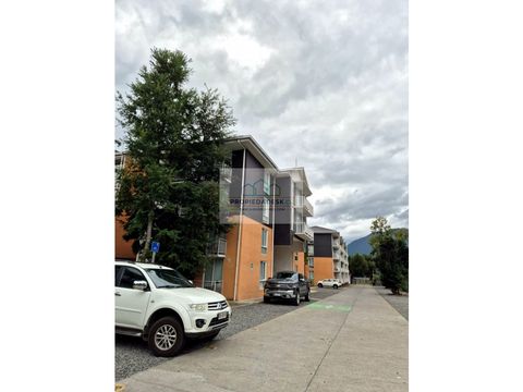 encantador departamento semi nuevo en condominio parque pucon